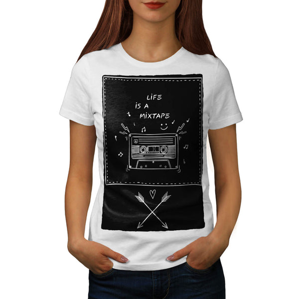 Funny Music Slogan Womens T-Shirt