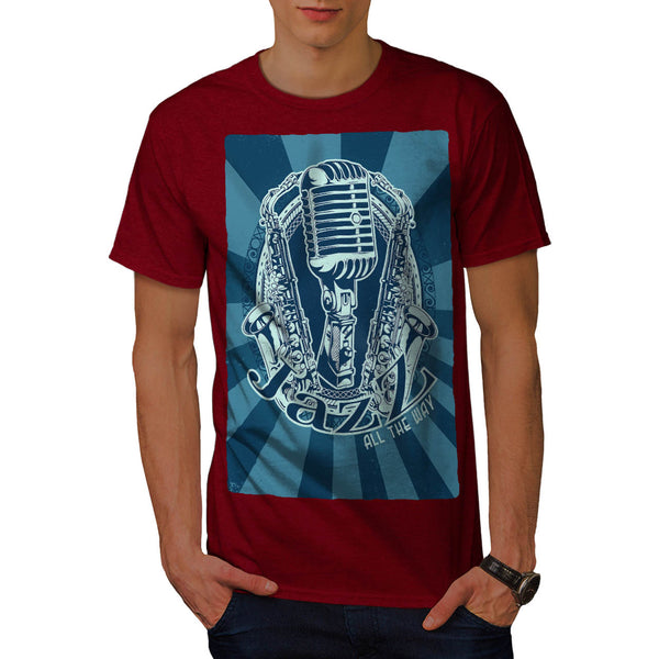 Music Cool Slogan Mens T-Shirt