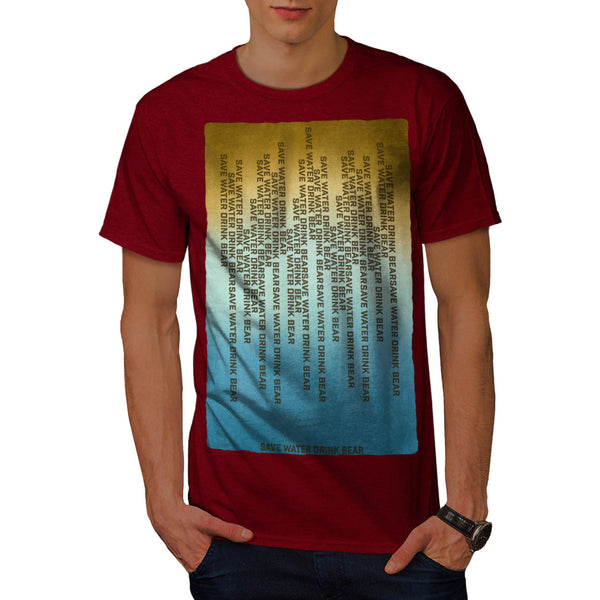 Funny Bear Slogan Mens T-Shirt
