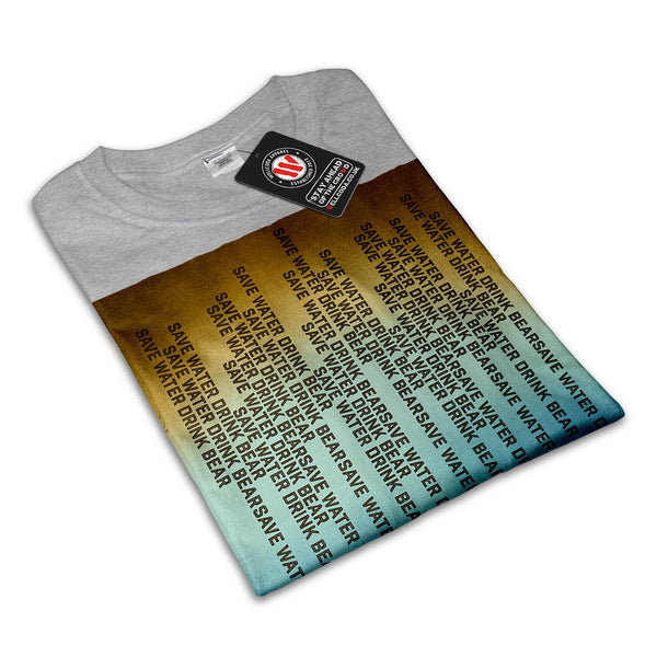 Funny Bear Slogan Mens T-Shirt