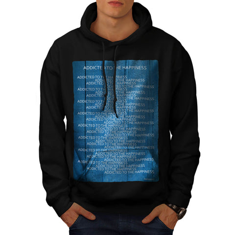 Funny Life Slogan Mens Hoodie