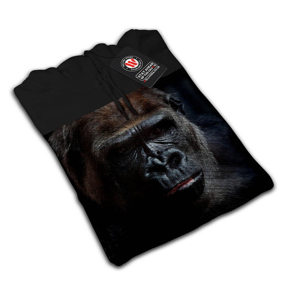 Dark Face Of Gorilla Mens Hoodie