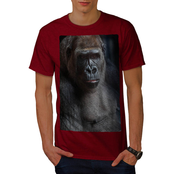 Dark Face Of Gorilla Mens T-Shirt