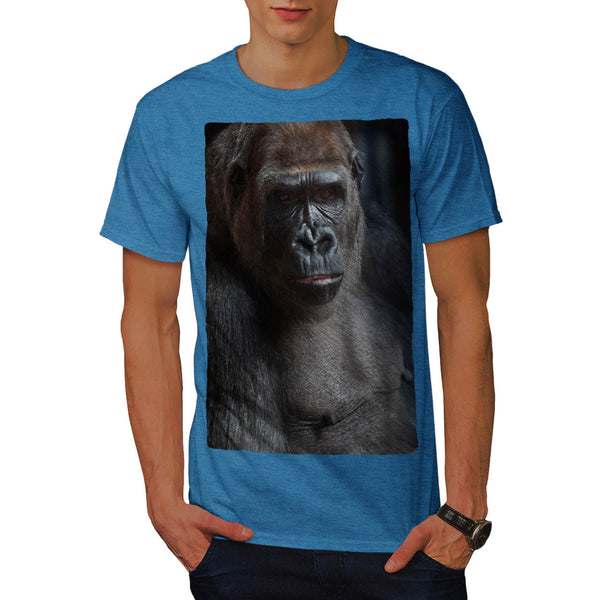 Dark Face Of Gorilla Mens T-Shirt