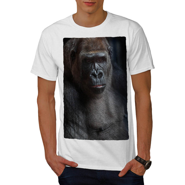 Dark Face Of Gorilla Mens T-Shirt