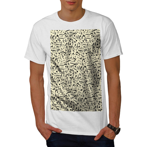 Music Key Notes Mens T-Shirt