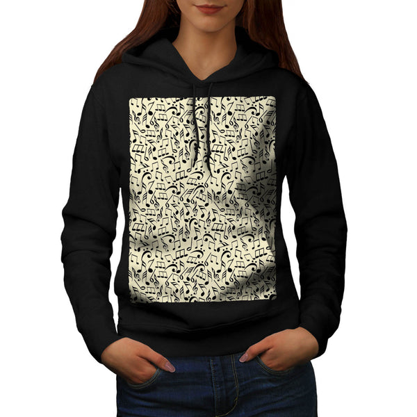 Music Key Notes Womens Hoodie