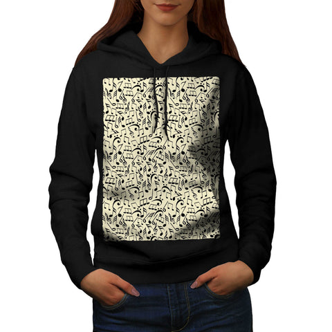 Music Key Notes Womens Hoodie