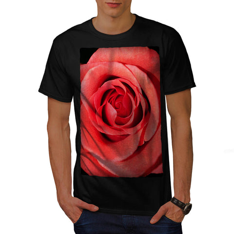 Beautiful Red Rose Mens T-Shirt