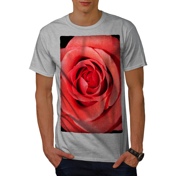 Beautiful Red Rose Mens T-Shirt