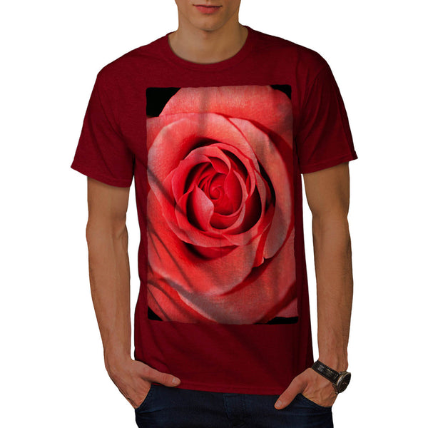 Beautiful Red Rose Mens T-Shirt