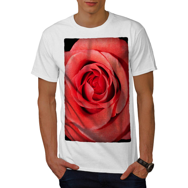 Beautiful Red Rose Mens T-Shirt