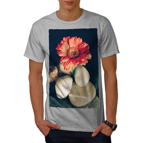 Beautiful Red Flower Mens T-Shirt