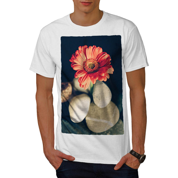 Beautiful Red Flower Mens T-Shirt