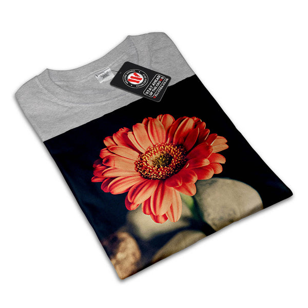 Beautiful Red Flower Mens T-Shirt