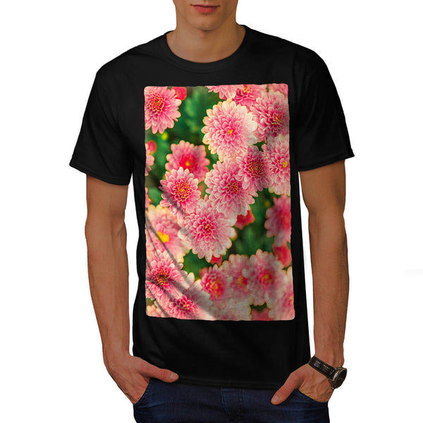 Pink Flowers Mens T-Shirt