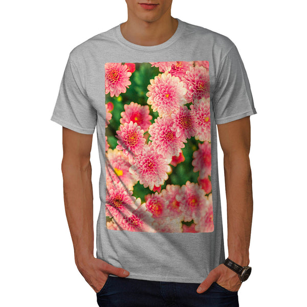 Pink Flowers Mens T-Shirt