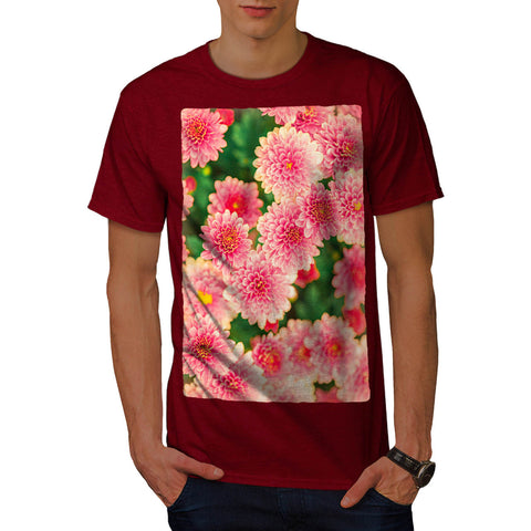Pink Flowers Mens T-Shirt