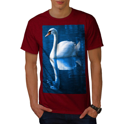 Beautiful White Swan Mens T-Shirt
