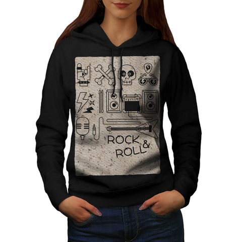 Music Fun Slogan Womens Hoodie