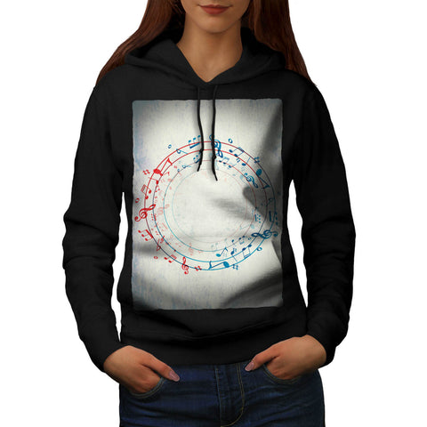 Music Key Notes Womens Hoodie