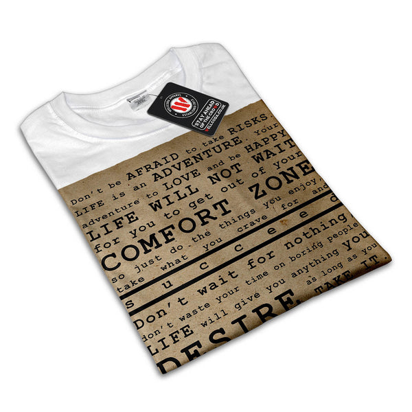 Motivational Slogan Womens T-Shirt