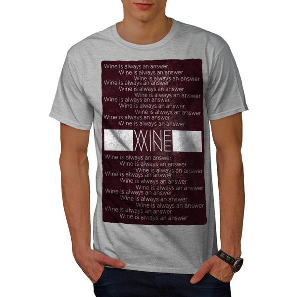 Drink Funny Slogan Mens T-Shirt