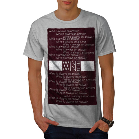 Drink Funny Slogan Mens T-Shirt