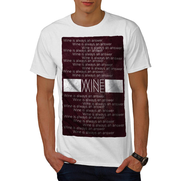 Drink Funny Slogan Mens T-Shirt