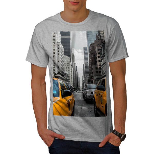 American Yellow Taxi Mens T-Shirt