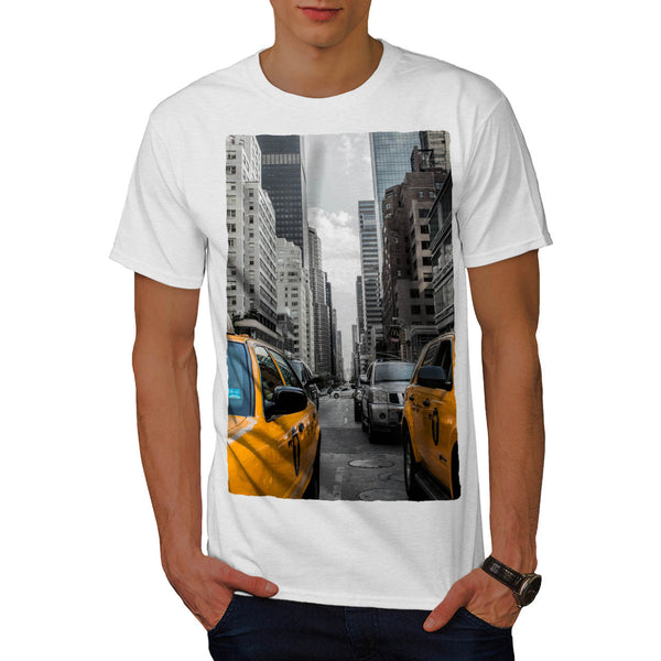 American Yellow Taxi Mens T-Shirt