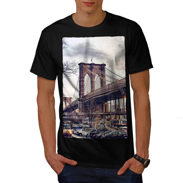 Brooklyn Bridge USA Mens T-Shirt