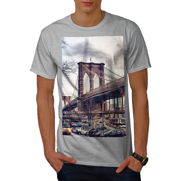 Brooklyn Bridge USA Mens T-Shirt