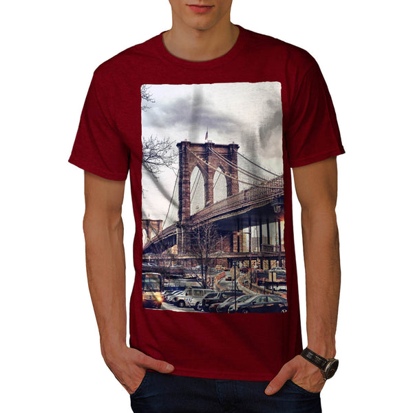 Brooklyn Bridge USA Mens T-Shirt