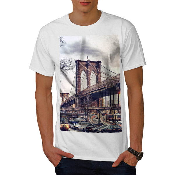 Brooklyn Bridge USA Mens T-Shirt