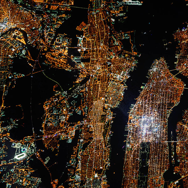 City View From Space Mens T-Shirt