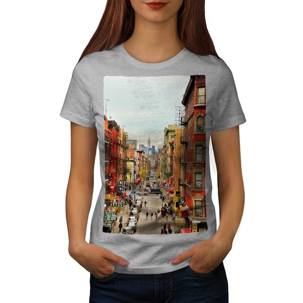 American Chinatown Womens T-Shirt