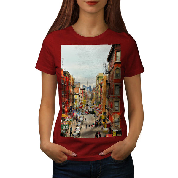 American Chinatown Womens T-Shirt