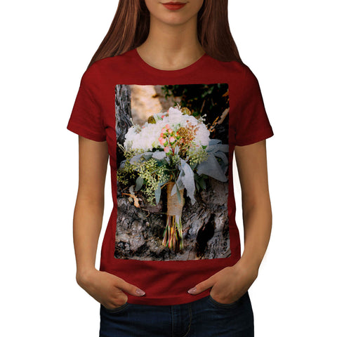 Flowers Buckey Womens T-Shirt