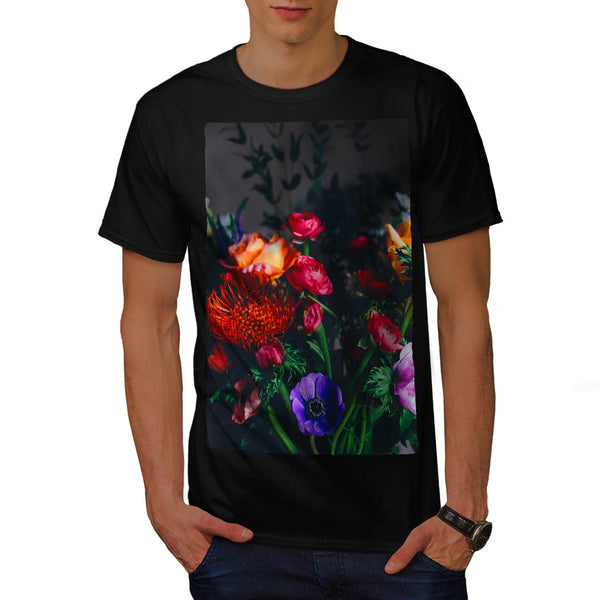 Flowers Buckey Mens T-Shirt