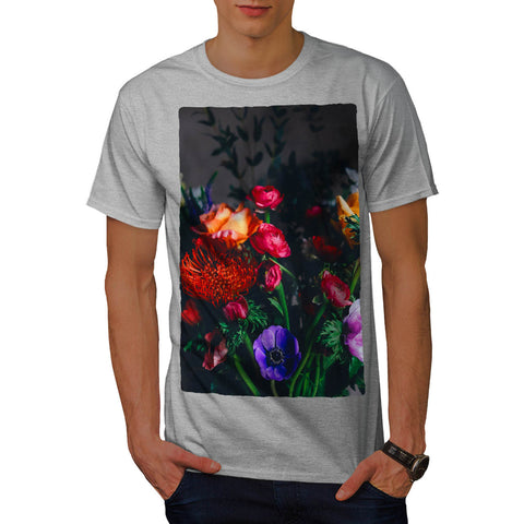 Flowers Buckey Mens T-Shirt
