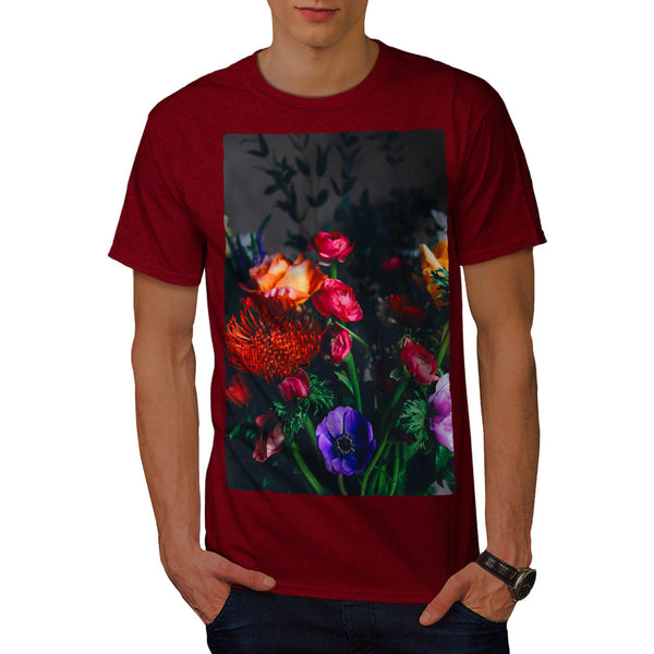 Flowers Buckey Mens T-Shirt
