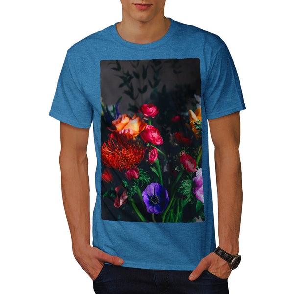 Flowers Buckey Mens T-Shirt