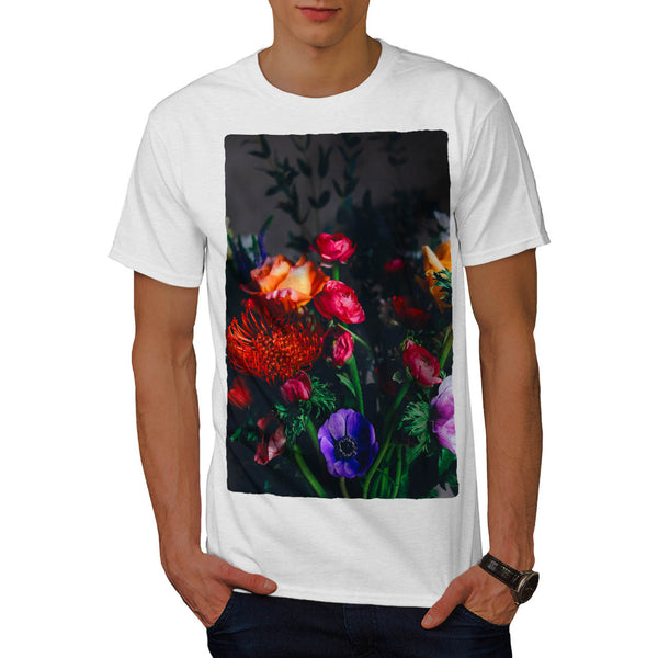 Flowers Buckey Mens T-Shirt