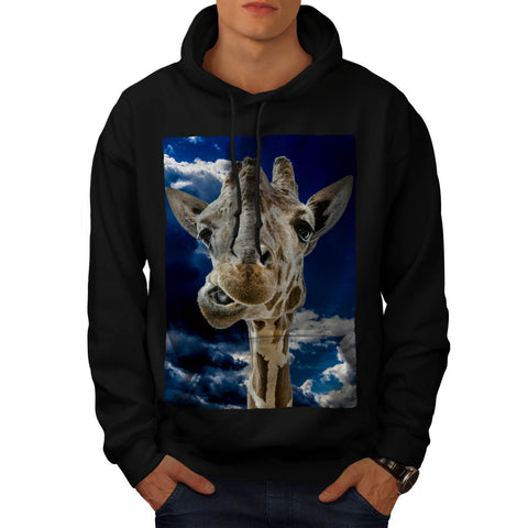 Funny Giraph Mouth Mens Hoodie