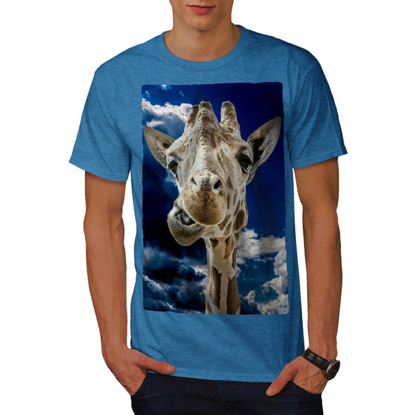 Funny Giraph Mouth Mens T-Shirt