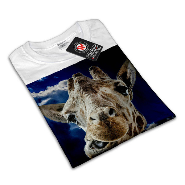 Funny Giraph Mouth Mens T-Shirt