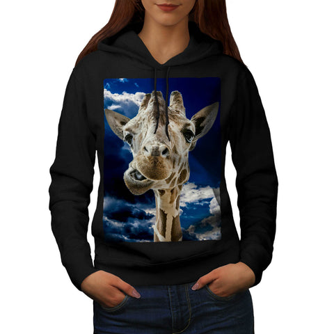 Funny Giraph Mouth Womens Hoodie