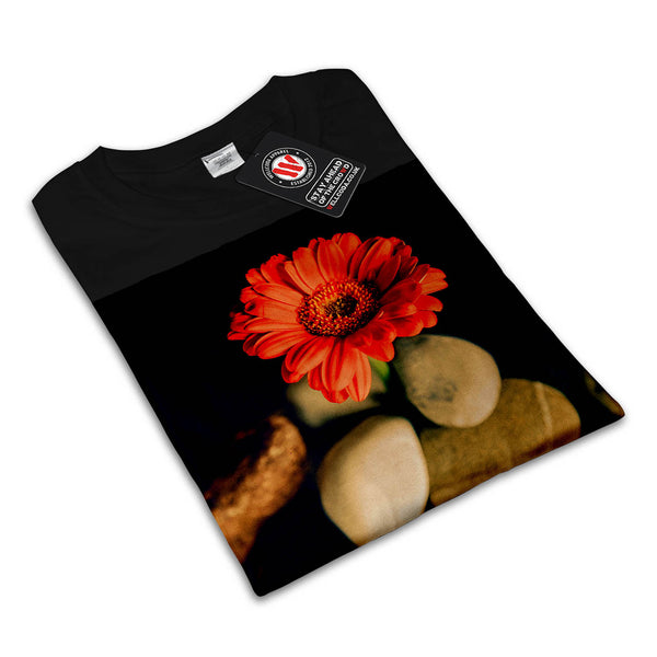 Red Flower Beauty Womens T-Shirt