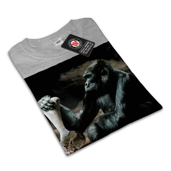 Monkey Watch Bone Mens T-Shirt